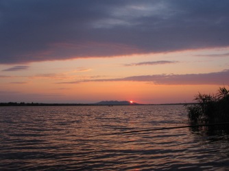 Apus de soare in Delta Dunarii